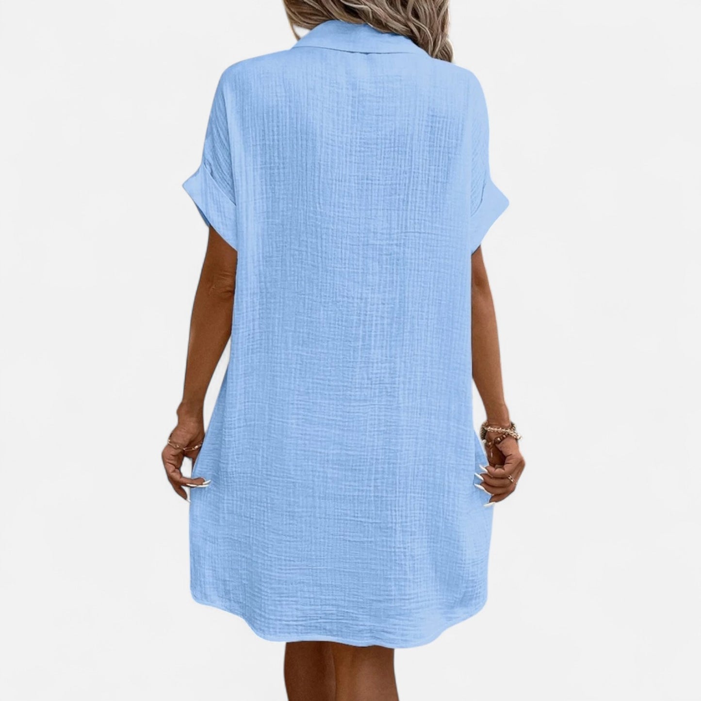 Dorlani | Robe Vintage Courte pour Femme – Élégance Rétro, Charme Intemporel