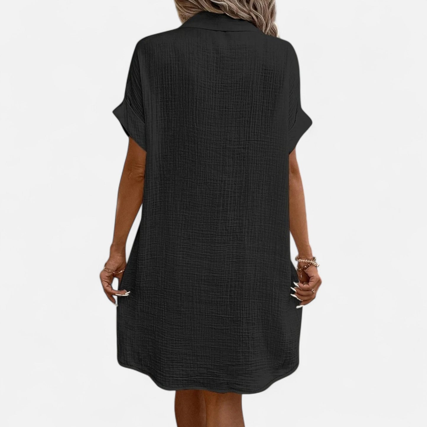 Dorlani | Robe Vintage Courte pour Femme – Élégance Rétro, Charme Intemporel