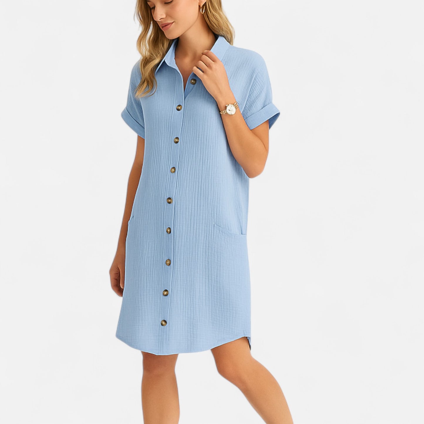 Dorlani | Robe Vintage Courte pour Femme – Élégance Rétro, Charme Intemporel