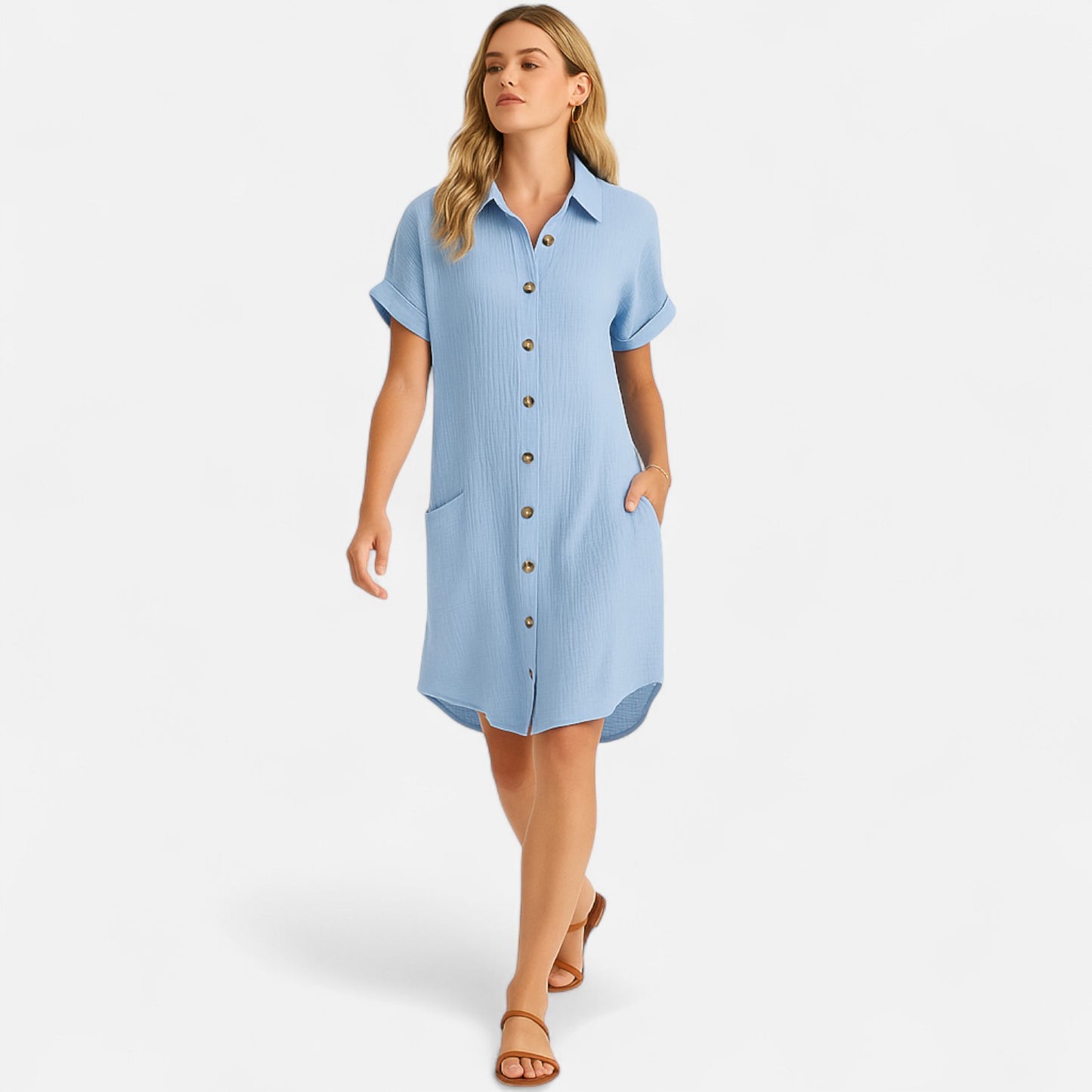 Dorlani | Robe Vintage Courte pour Femme – Élégance Rétro, Charme Intemporel