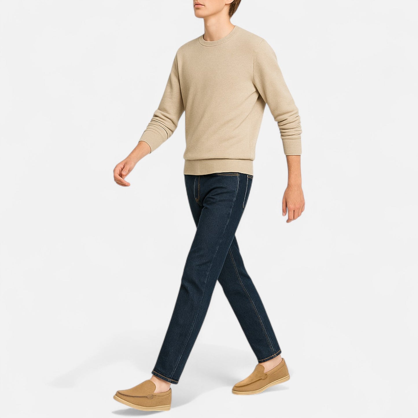 Dorlani | Mocassins en Cuir Suédé pour Homme – Sobriété Distinguée, Confort Élégant