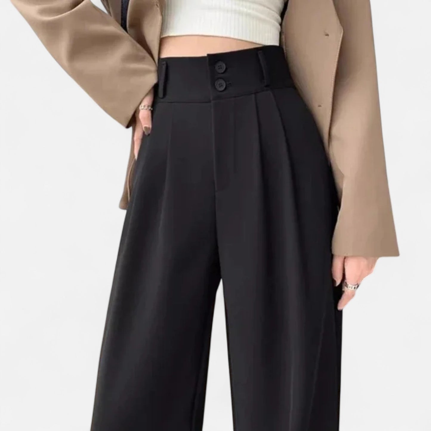 Dorlani | Pantalon Large Élégant pour Femme – Fluidité Contemporaine, Raffinement Intemporel