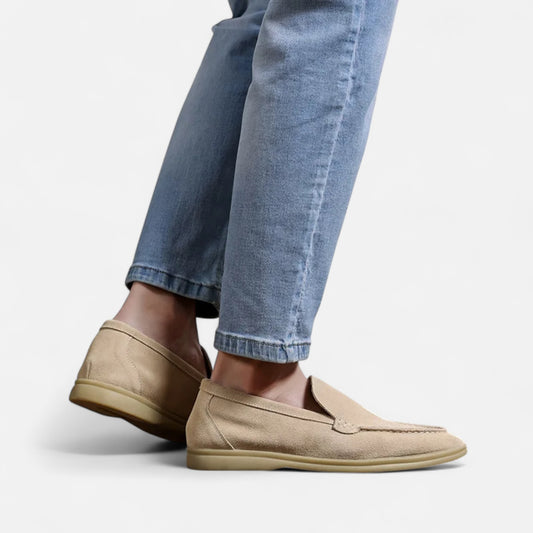Dorlani | Mocassins en Cuir Suédé pour Homme – Sobriété Distinguée, Confort Élégant