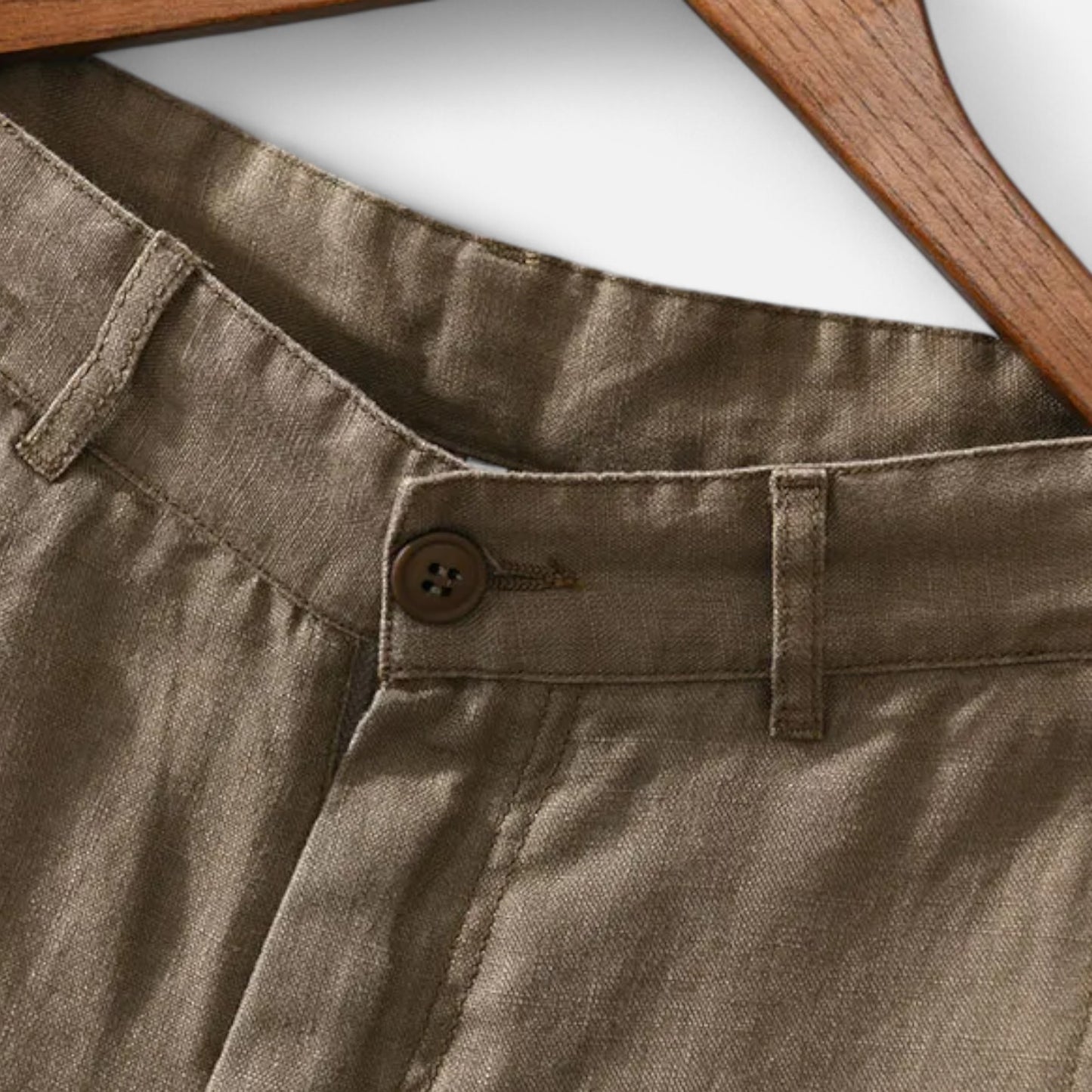Dorlani | Short en Lin Pur pour Homme – Élégance Naturelle, Fraîcheur Inégalée