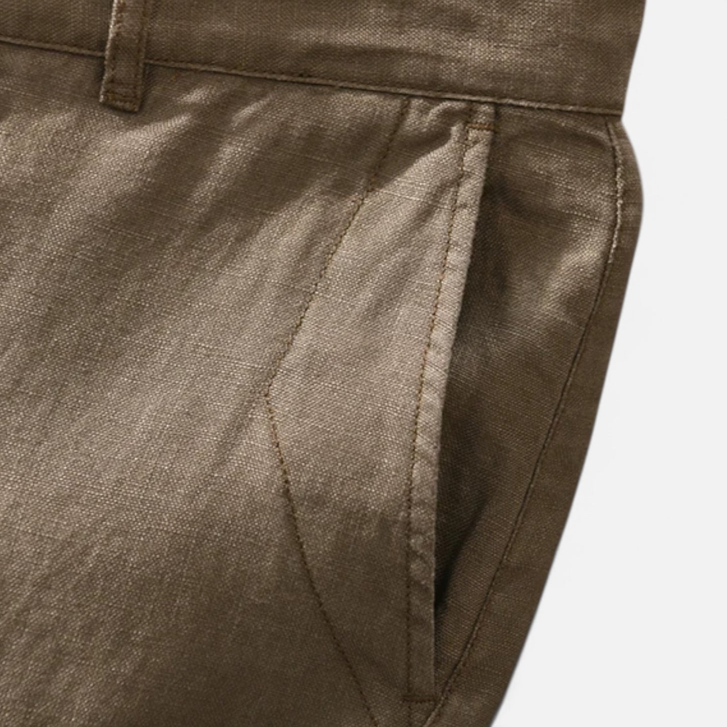 Dorlani | Short en Lin Pur pour Homme – Élégance Naturelle, Fraîcheur Inégalée