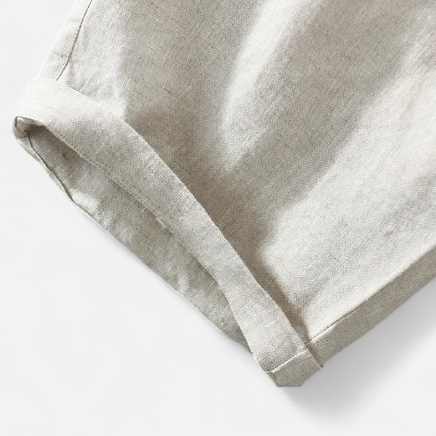 Dorlani | Short en Lin Pur pour Homme – Élégance Naturelle, Fraîcheur Inégalée