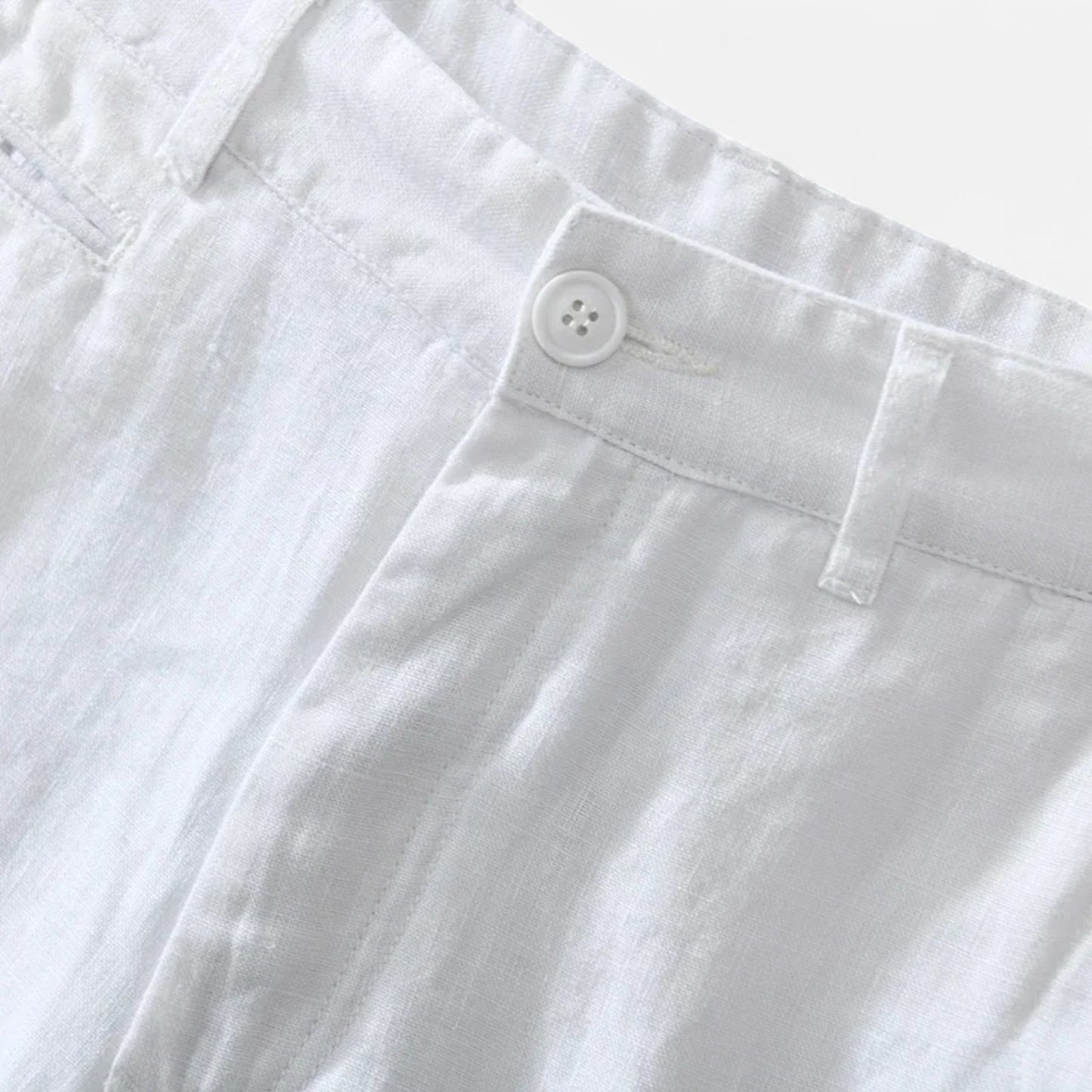 Dorlani | Short en Lin Pur pour Homme – Élégance Naturelle, Fraîcheur Inégalée