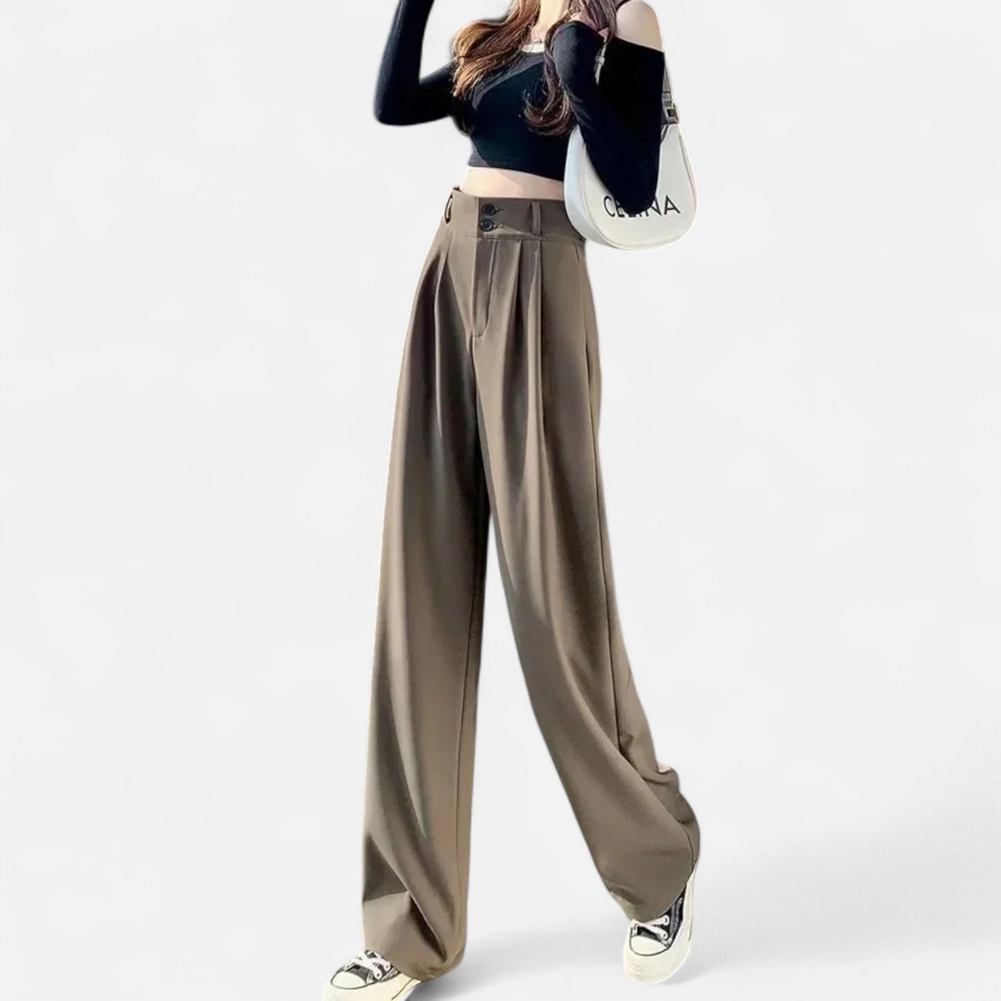 Dorlani | Pantalon Large Élégant pour Femme – Fluidité Contemporaine, Raffinement Intemporel