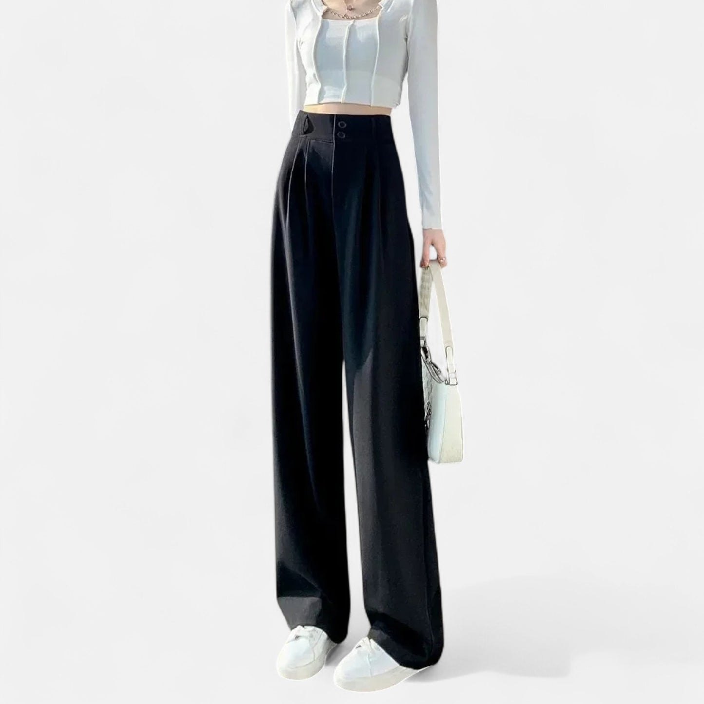 Dorlani | Pantalon Large Élégant pour Femme – Fluidité Contemporaine, Raffinement Intemporel