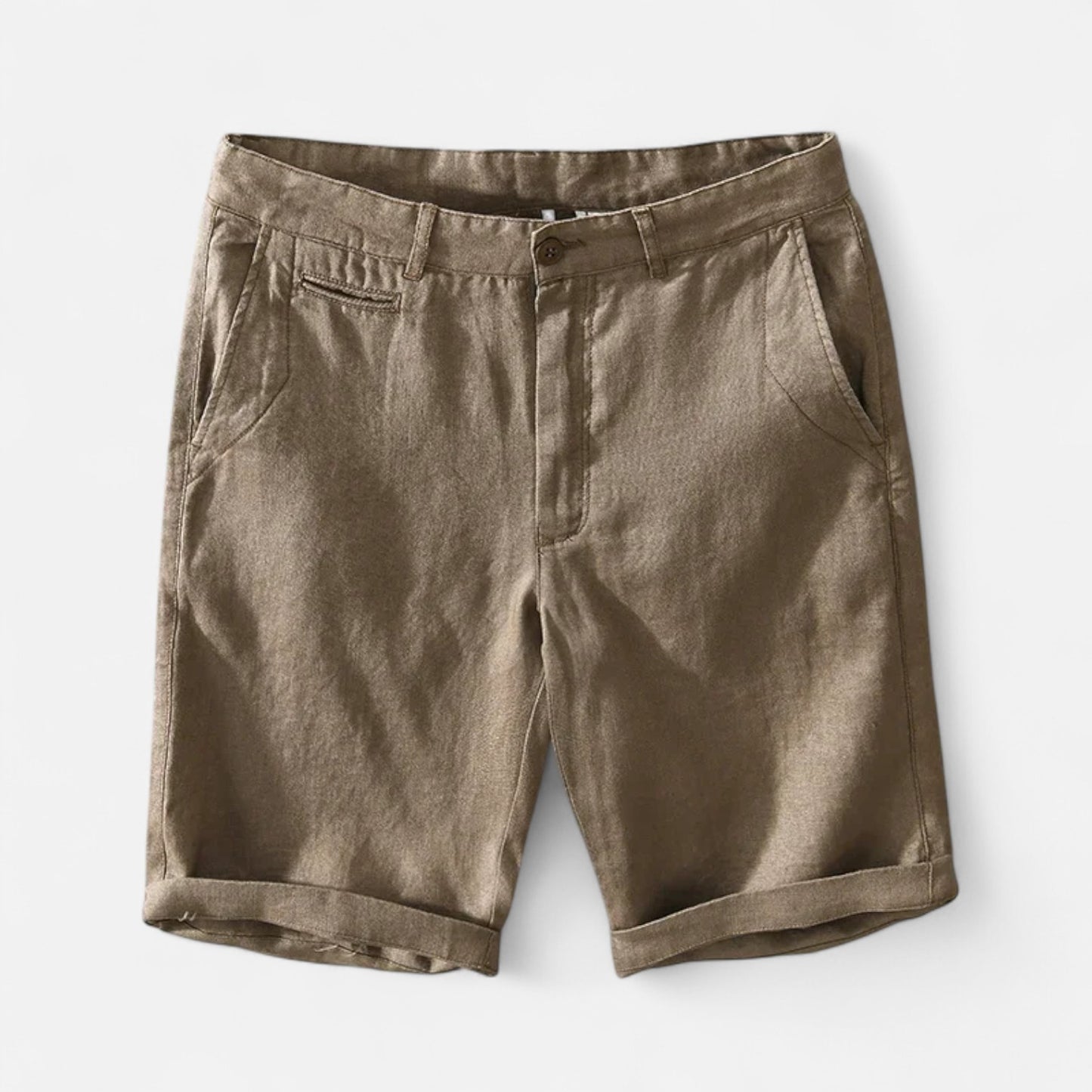 Dorlani | Short en Lin Pur pour Homme – Élégance Naturelle, Fraîcheur Inégalée