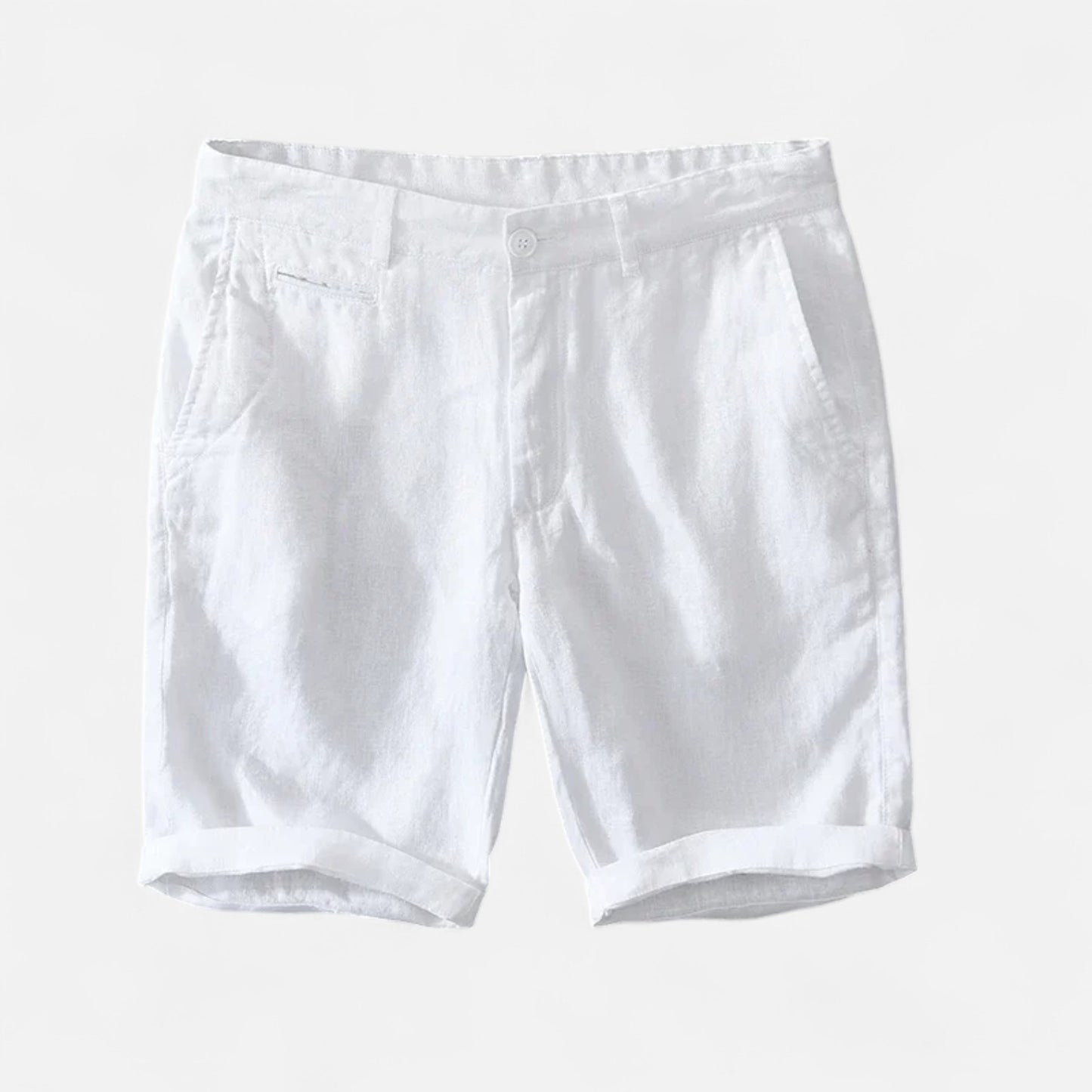 Dorlani | Short en Lin Pur pour Homme – Élégance Naturelle, Fraîcheur Inégalée